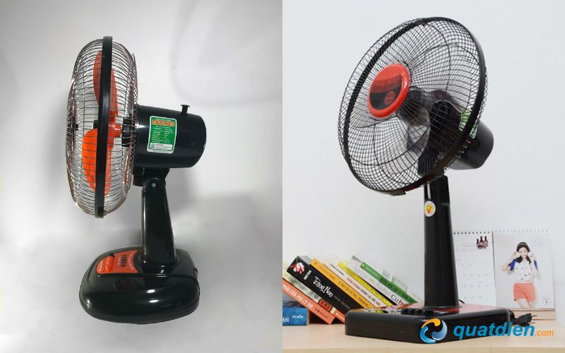 Quạt bàn truyền thống có thiết kế nhỏ gọn, phù hợp đặt trên bàn làm việc