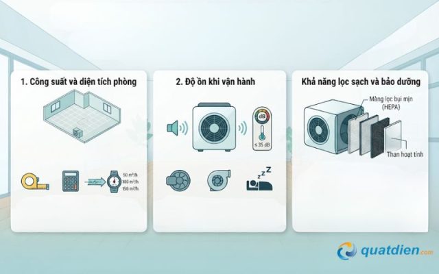 Tiêu chí chọn lựa trên giúp bạn sở hữu một hệ thống cấp khí tươi bền bỉ