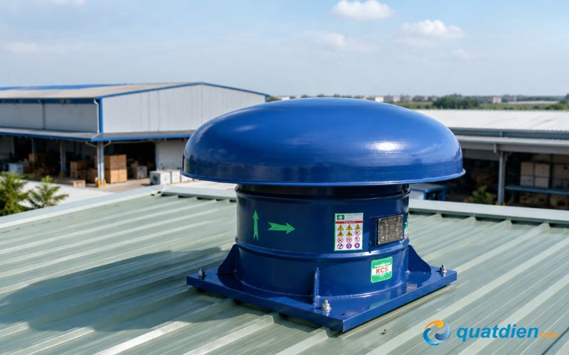 System Fan SAD-MNo - Quạt hút mái lưu lượng lớn cho nhà xưởng