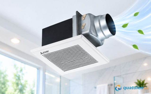 Quạt âm trần nối ống gió chính hãng Mitsubishi VD-15ZP4T6 / VD-15ZP4T7