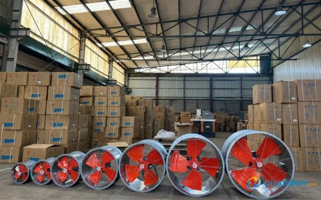 Soffnet DF 90 sử dụng truyền động gián tiếp và có lưu lượng 13.000 m³/h