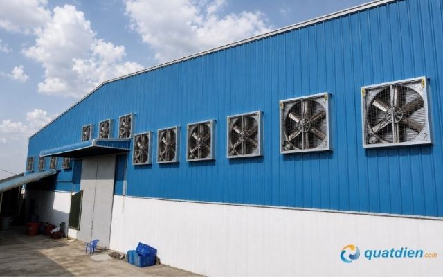 Super Win SPW 1000 có lưu lượng 30.000 m³/h, phù hợp nhà xưởng lớn