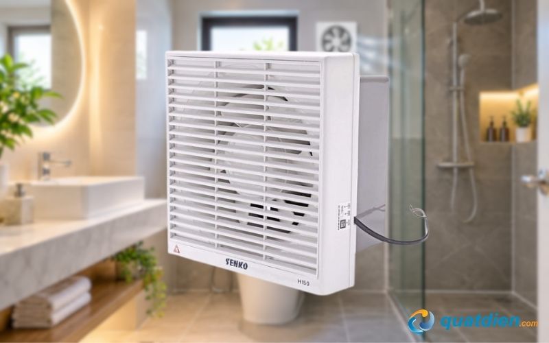 Senko H150 – Nhỏ gọn cho nhà vệ sinh và phòng diện tích vừa