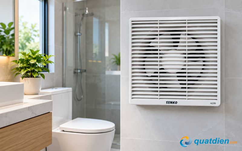 Senko H200 – Quạt hút gió 2 chiều cân bằng cho gia đình