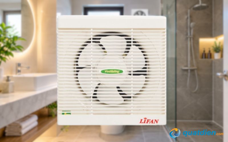 Lifan HD15 – Quạt hút mùi nhà vệ sinh 2 chiều nhỏ gọn