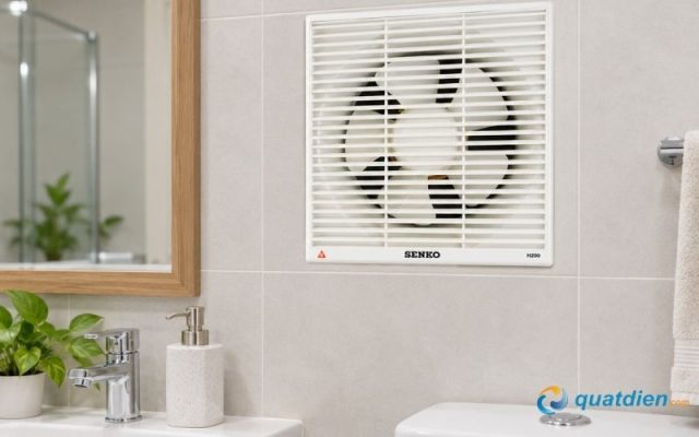Quạt hút hai chiều Senko H200 lắp trên tường