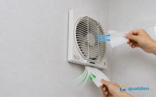 Test quạt hút mùi
