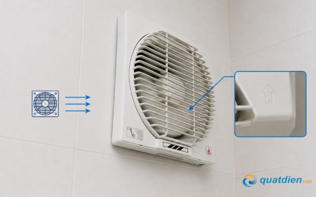 Vị trí ký hiệu chiều gió