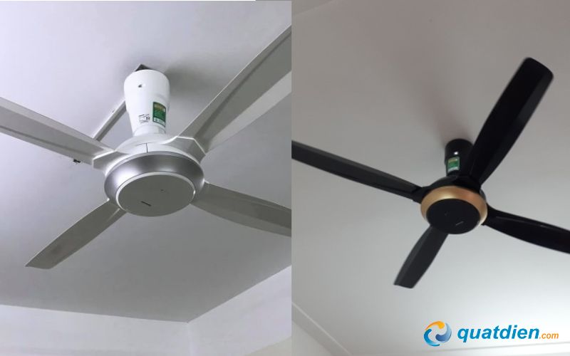 Thiết kế 4 cánh giúp Panasonic F-56XPG dễ kết hợp với nhiều không gian nội thất