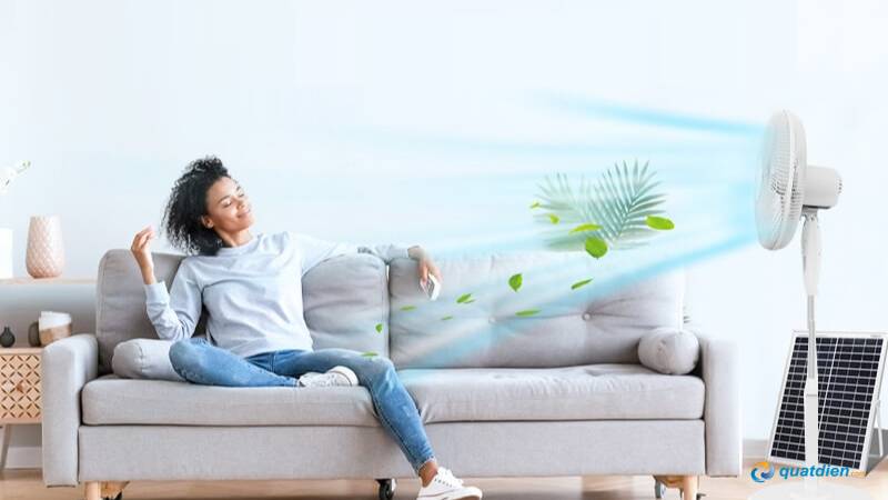 Luồng gió mạnh giúp phòng thoáng nhanh