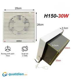 Quạt hút gắn tường 2 chiều Senko H150