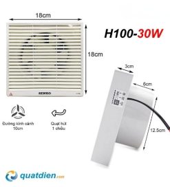 Quạt hút gắn tường Senko H100