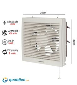 Thông số quạt hút gắn tường Panasonic FV-20RL1 chính hãng