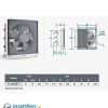 Quạt hút bếp gắn tường Panasonic FV-25AUF1