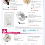 Catalogue quạt treo tường KDK và quạt đảo KDK