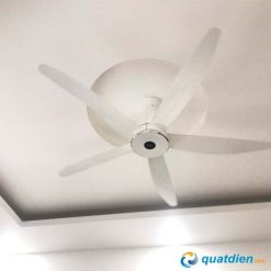 Quạt trần Panasonic 5 cánh F-60XDN màu trắng có remote điều khiển