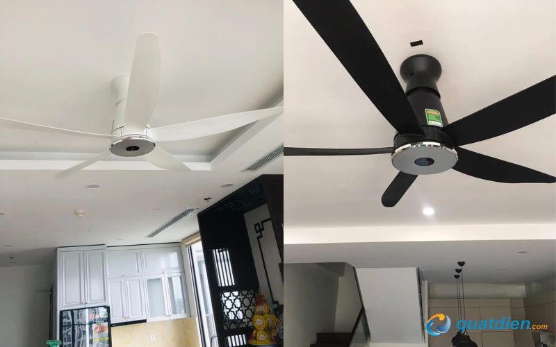 Quạt trần Panasonic 5 cánh F-60XDN 2 màu trắng - đen