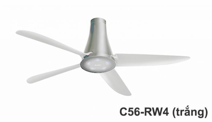 Quạt trần Mitsu C56-RW4 màu trắng