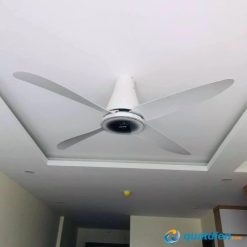 quạt trần mitsubishi 4 cánh c56 rw4 sf xám nhạt