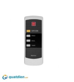 Quạt treo tường KDK M40M-GY remote
