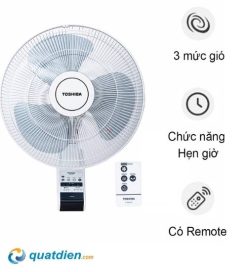 Quạt treo Toshiba F-WSA20(H)VN chính hãng có remote