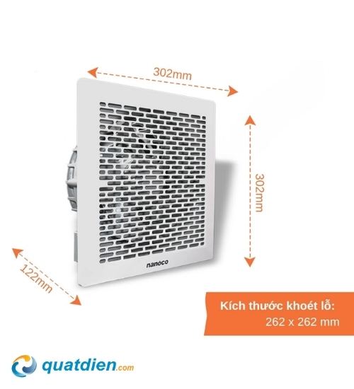 quat-hut-am-tran-nanoco-ncv2020 Quạt hút âm trần Nanoco NCV2020 không dùng ống dẫn
