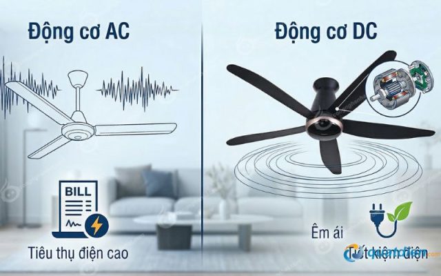 Động cơ DC 40W hỗ trợ tiết kiệm điện
