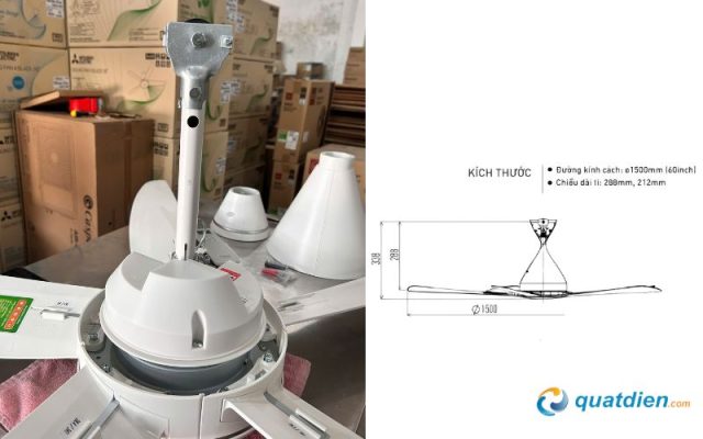 Quạt trần Panasonic F-60GDN 5 cánh