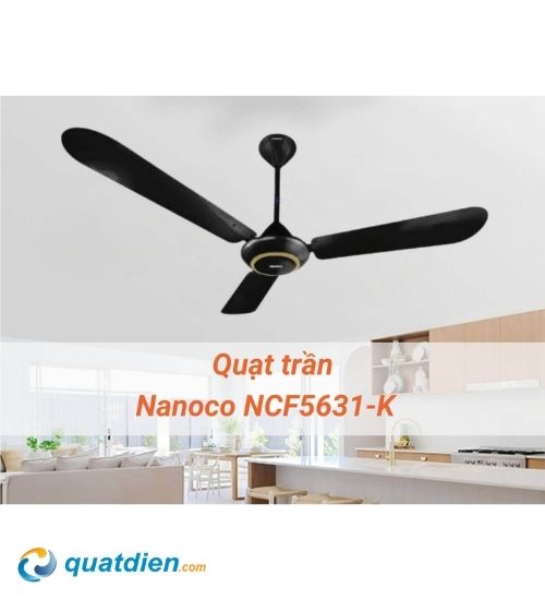 Quạt trần Nanoco 3 cánh NCF5631-K-1