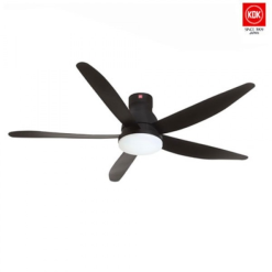 Quạt trần KDK có đèn LED U60FWS (BK)