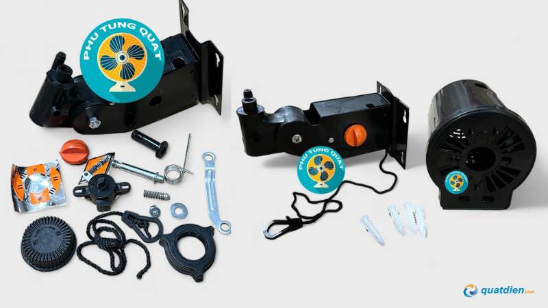 Bộ phụ kiện lắp ráp quạt treo tường