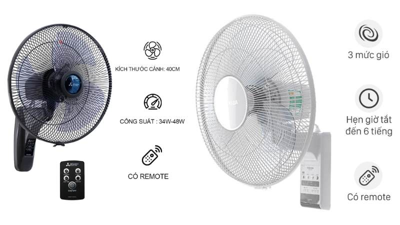 Chọn quạt nhiều tính năng để sử dụng hiệu quả.