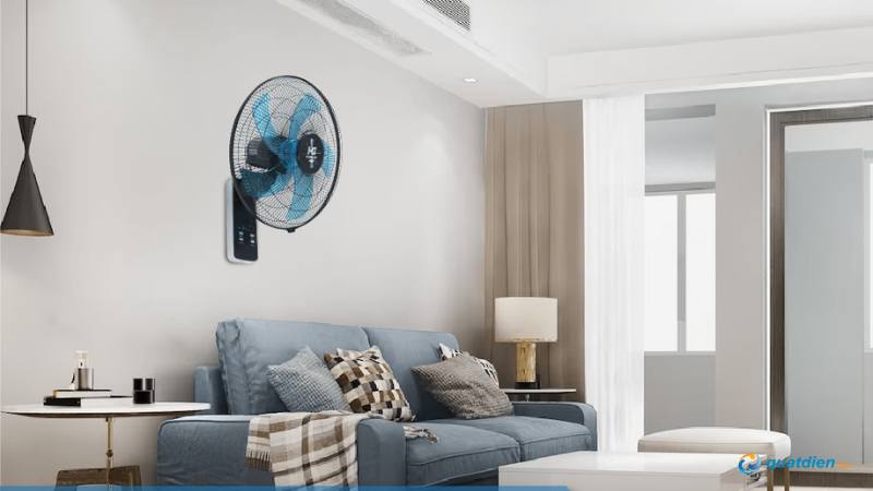 Quạt treo tường an toàn cho hộ gia đình