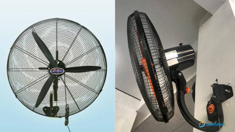 Quạt treo tường công suất lớn cho nhà xưởng và nhà hàng