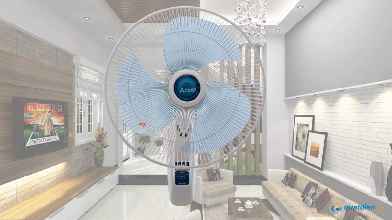 Quạt treo tường Mitsubishi W16-RA BL – bền bỉ vượt trội