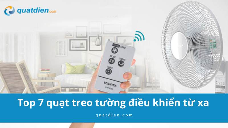 quạt treo tường điều khiển từ xa