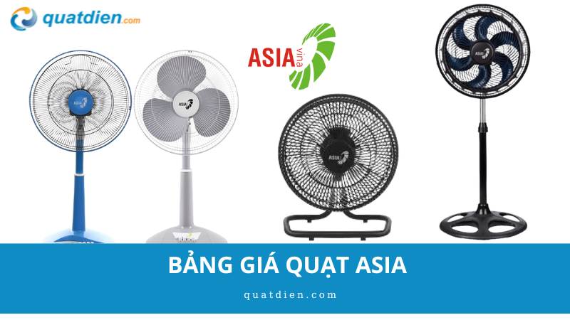 bảng giá quạt Asia