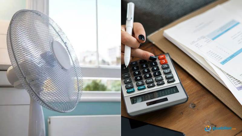 Cách tính điện năng tiêu thụ quạt
