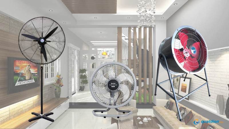 Các loại quạt điện công nghiệp thông dụng