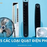 Top 15 các loại quạt điện thông dụng nhất trên thị trường