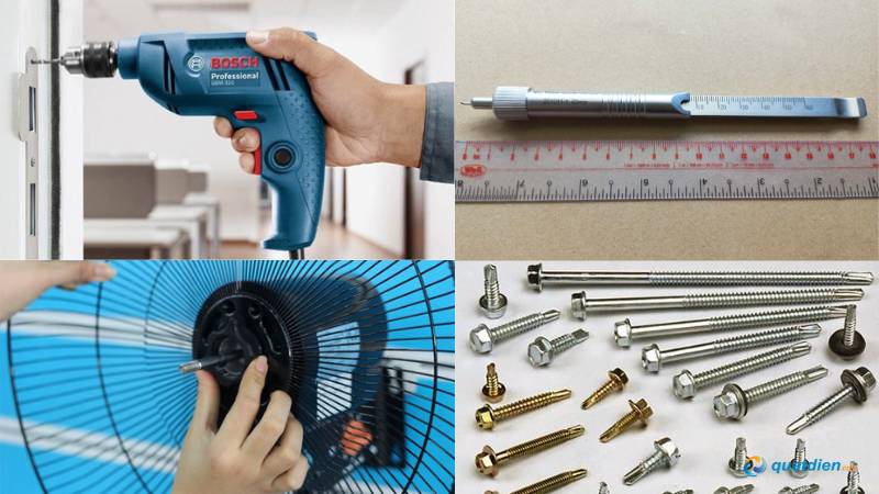 Chuẩn bị đầy đủ dụng cụ giúp lắp quạt nhanh hơn