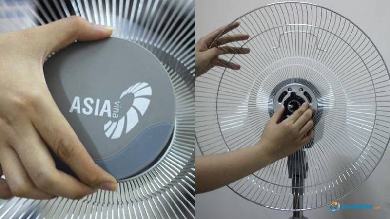 Đặt khung viền vào lồng trước và căn khớp với lồng sau.