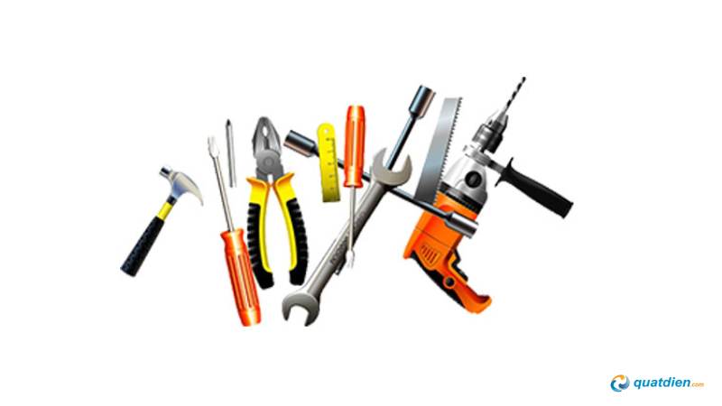 Dụng cụ cần chuẩn bị trước khi nối dây quạt