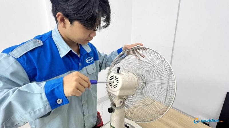 Bước đầu xác định lỗi dây quạt chính xác