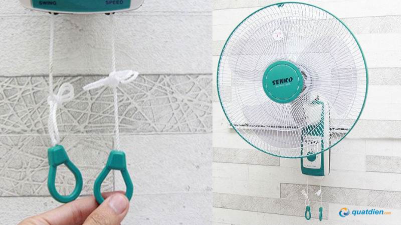 Giật từng nấc để chọn mức gió