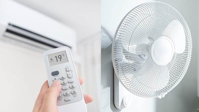 Quạt giúp hơi lạnh lan rộng hơn