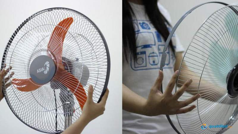 Cánh quạt lắp sai gây rung mạnh