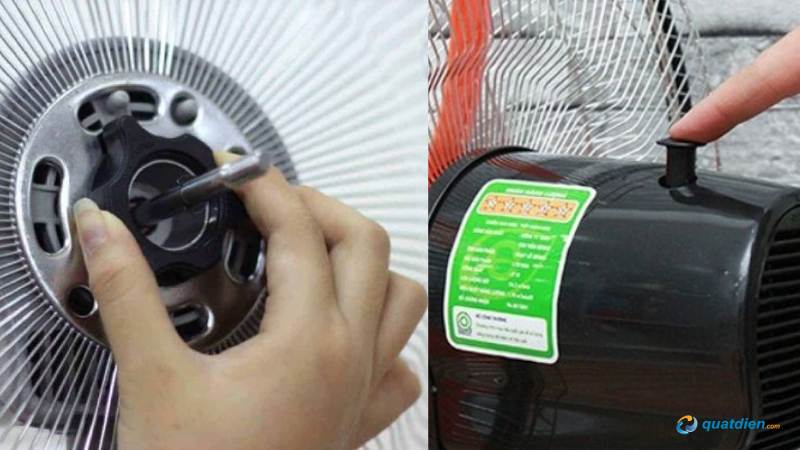 Tháo trục mô-tơ để kiểm tra tình trạng kẹt