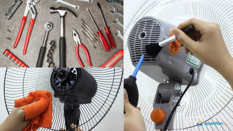 Dụng cụ cần có trước khi sửa quạt
