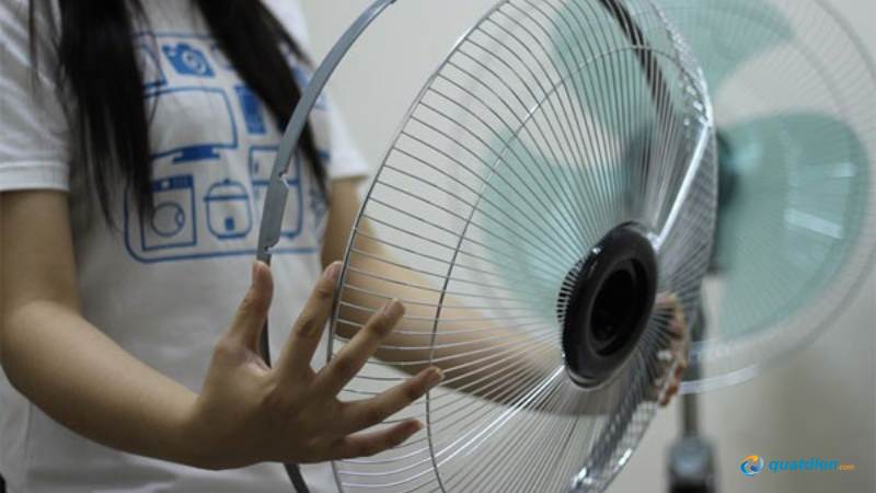 Gỡ lồng trước để làm sạch cánh